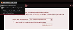 RSS im Firefox abonnieren